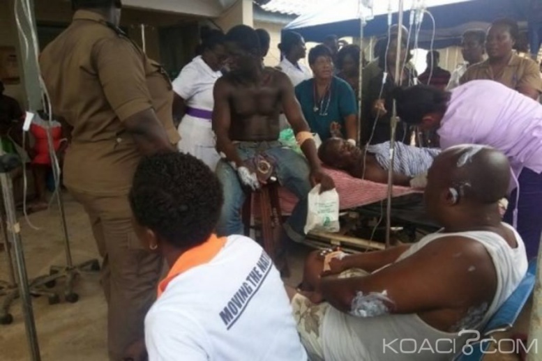 Ghana: Plus de 100 blessés après l'explosion de gaz à Takoradi Ghana: Plus de 100 blessés après l'explosion de gaz à Takoradi