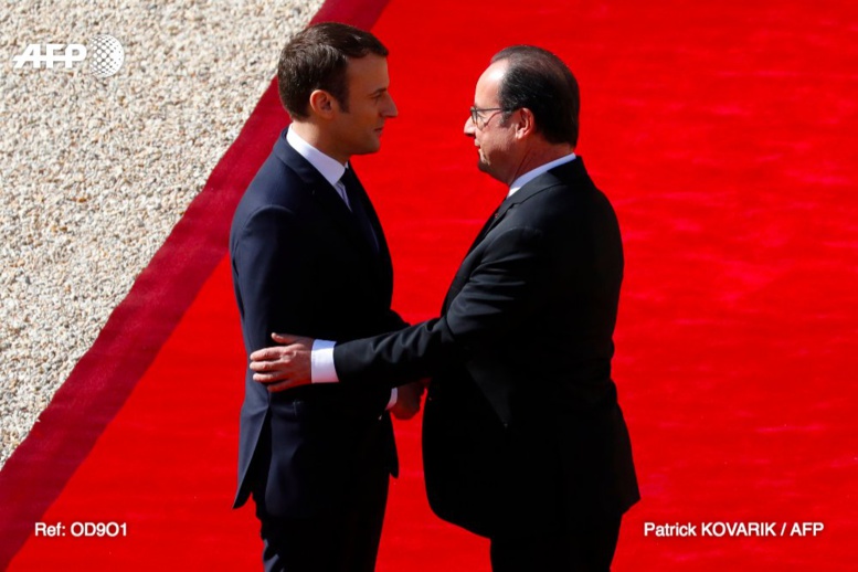 Emmanuel Macron officiellement investi président de la République