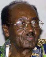 Abel Goumba, ancien Premier ministre centrafricain est mort le 11 mai 2009. (photo: sangonet.com)