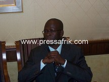 Le maire de Saint Louis et leader du FSD/BJ, Cheikh Bamba Dièye