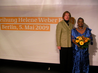 Mme Irmingard Schewe-Gerigk, député au parlement (Bundestag)"Les Verts"