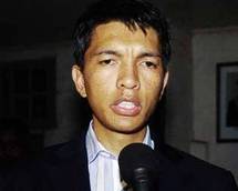 Andry Rajoelina, président auto proclamé de Madagascar