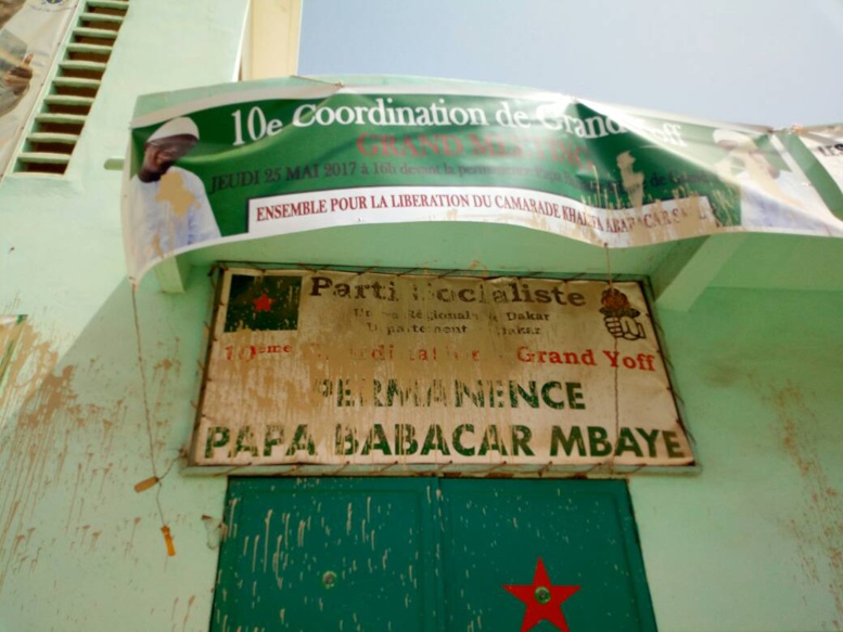 Grand-Yoff: des malfaiteurs dégradent les murs, les bâches et le portail de la permanence Pape Babacar Mbaye