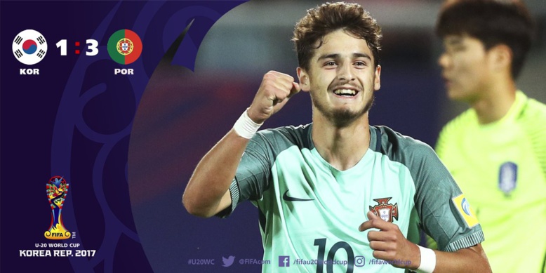Mondial U20: vainqueur 3-1 de la Corée du Sud, le Portugal élimine le pays hôte Mondial U20: vainqueur 3-1 de la Corée du Sud, le Portugal élimine le pays hôte