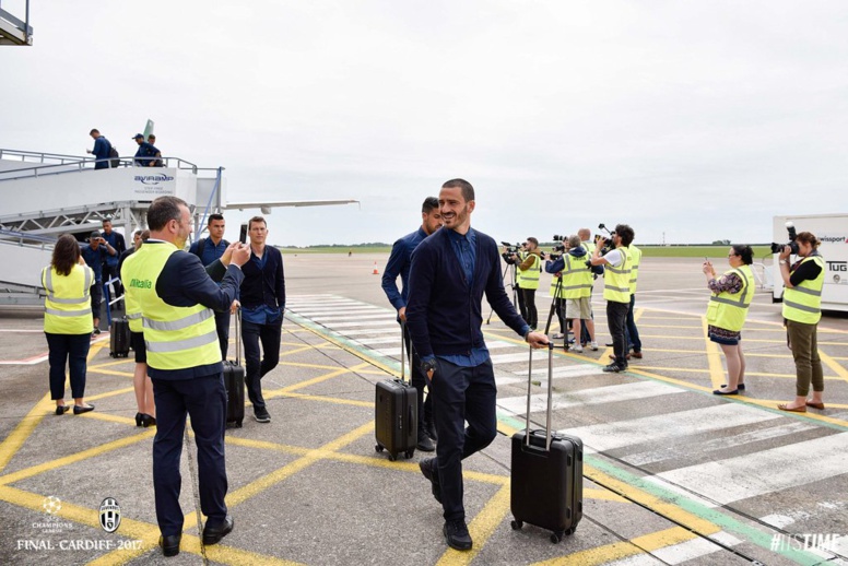 Ligue des champions: la Juve est a Cardiff Ligue des champions: la Juve est a Cardiff