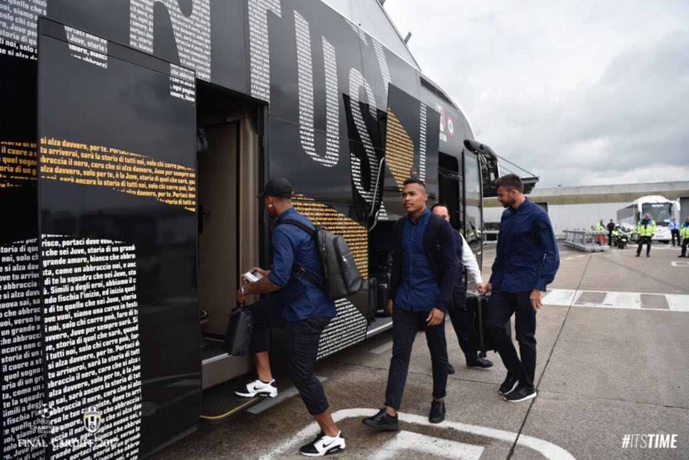 Ligue des champions: la Juve est a Cardiff Ligue des champions: la Juve est a Cardiff