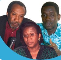 Jo Diop, Hawa Dia Thiam et Madièye Mbodj les dirigeants de Yoonu Askan Wi