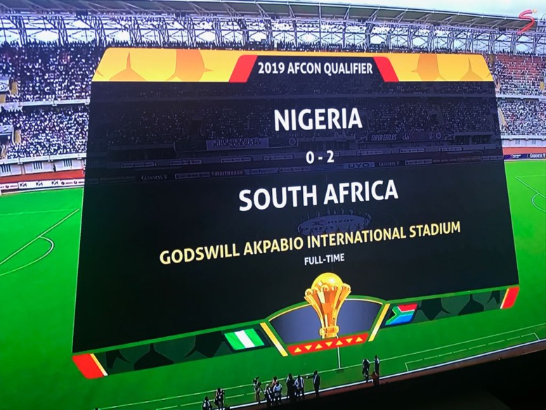 Qualif CAN 2019 - Groupe E: l'Afrique du Sud bat le Nigéria, 2-0