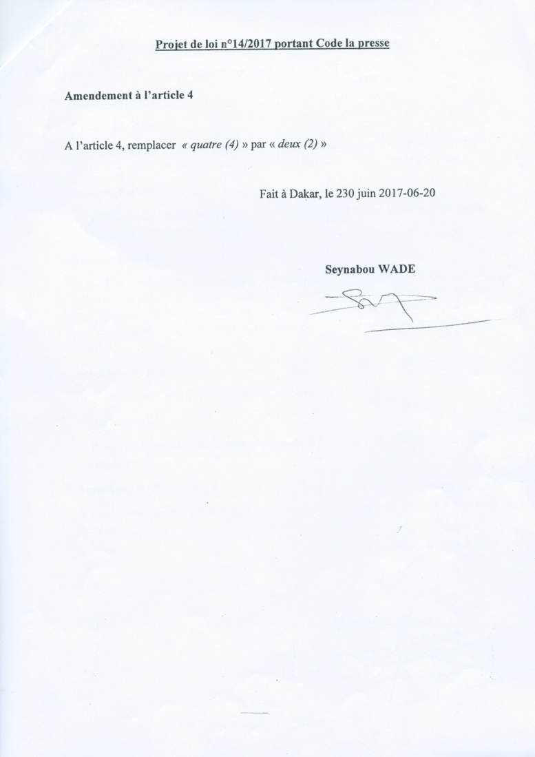 Code de la presse et les amendements: l'intégralité du texte Sénégalais Code de la presse et les amendements: l'intégralité du texte Sénégalais