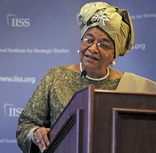 Presidante Liberia ,Ellen Johnson-Sirleaf (photo):theliberiantimes.com