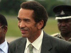 President du Botswana, Seretse Khama Ian Khama (Photo):www.africanews.com