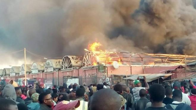 Zambie : incendie au plus grand marché du pays