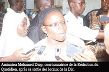 Les journalistes Mohamed Gueye et Aminatou Diop à la disposition de la DIC