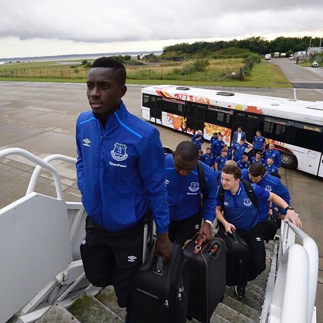 Idrissa Gana Gueye en Tanzanie avec Everton pour le stage de pré-saison