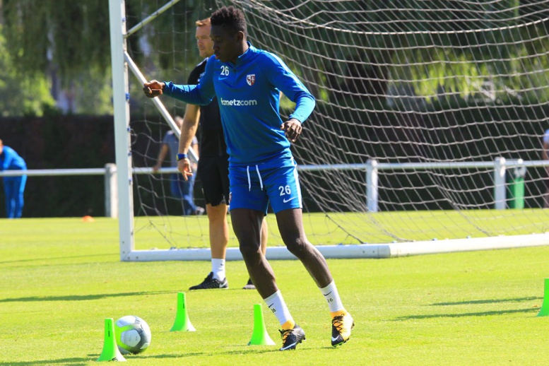Ibrahima Niane à l'entraînement avec Fc Metz, (images)