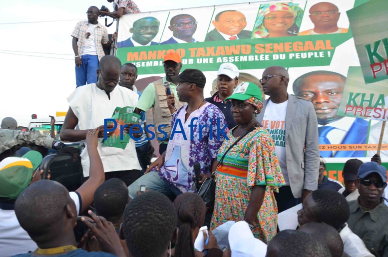 Législatives : Moussa Sy et Barthélémy Dias sillonnent les rues de la Patte d’Oie (Images et Vidéo)