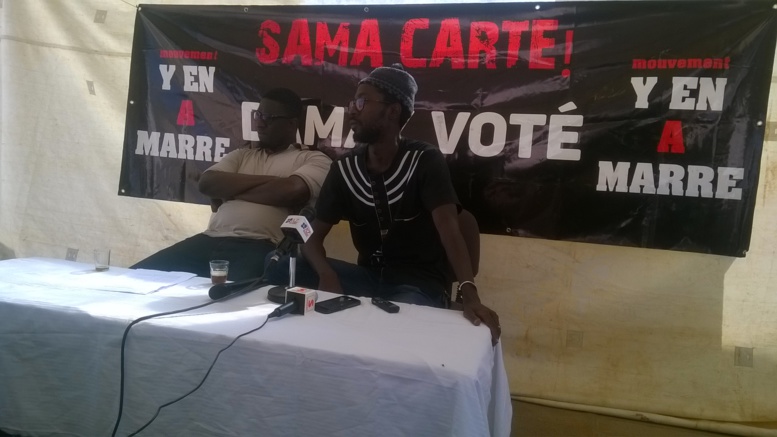 ​Législatives 2017 -  24 heures Chrono: "Y'en a marre" appelle à un vote sanction 