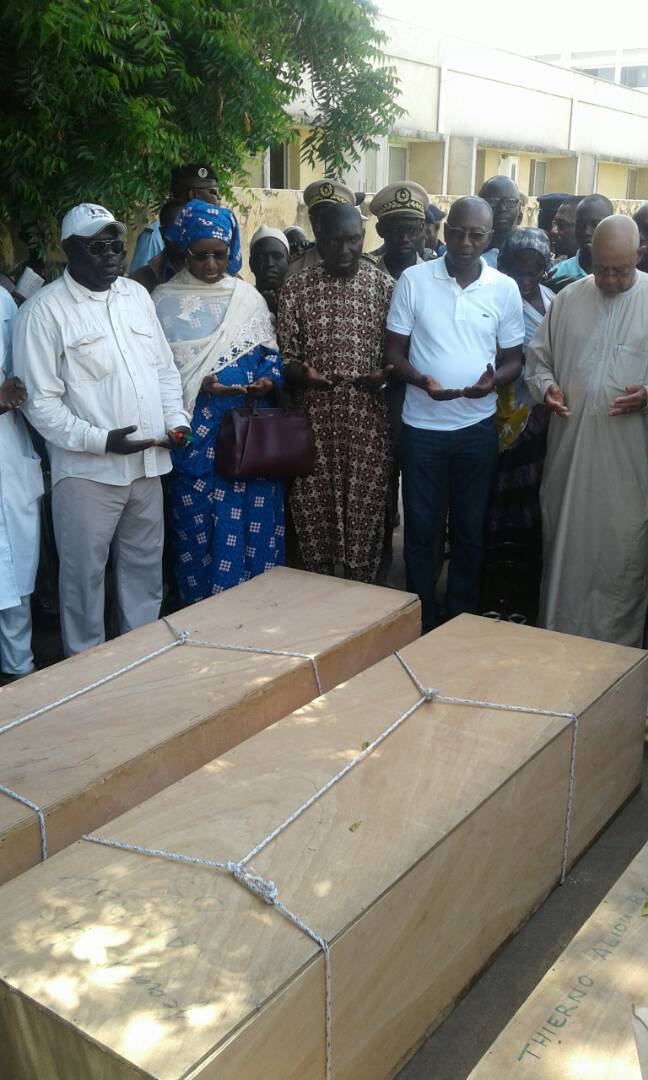 Adieu poignant aux victimes de l’accident de Ngathie Naoudé (Photos)