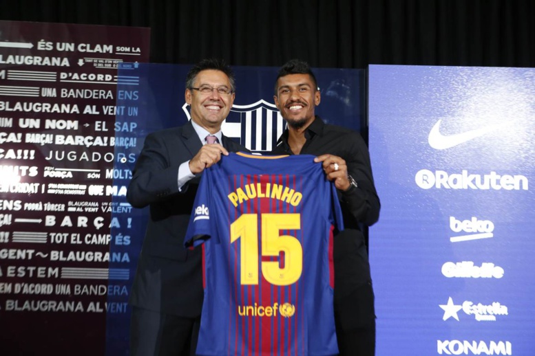 Paulinho rejoint Barcelone (officiel) Paulinho rejoint Barcelone (officiel)
