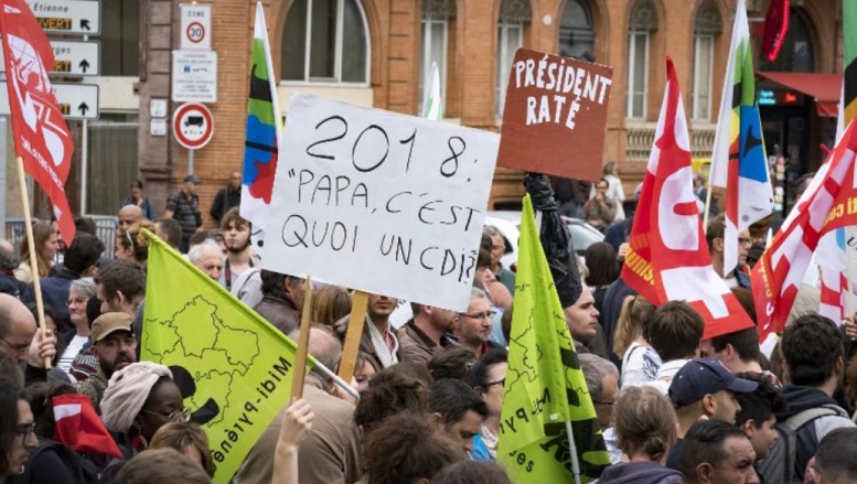 En France, les opposants à la réforme du Code du travail se mobilisent En France, les opposants à la réforme du Code du travail se mobilisent