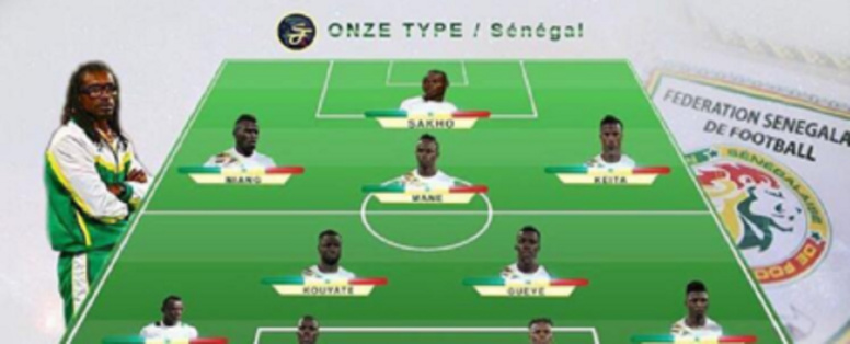 Qualif Mondial Russie 2018: le onze de départ du Sénégal