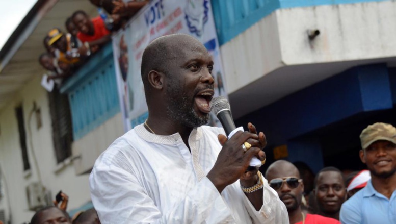 Présidentielle au Liberia: George Weah en tête selon des résultats partiels