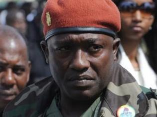 Le lieutenant Aboubacar «Toumba» Diakité, le 2 octobre 2009. (Photo AFP)