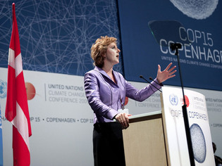 Ministre danois du climat et président du COP, Connie Hedegaard