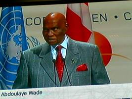 Copenhague : Wade dénonce les promesses non tenues des pays développés