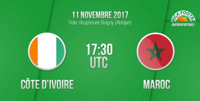 Le Maroc élimine la Côte d'Ivoire (2-0) et se qualifie à la Coupe du monde Russie 2018