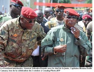 Crise :exil ou retour pour Dadis? un "protocole d'accord" en vue