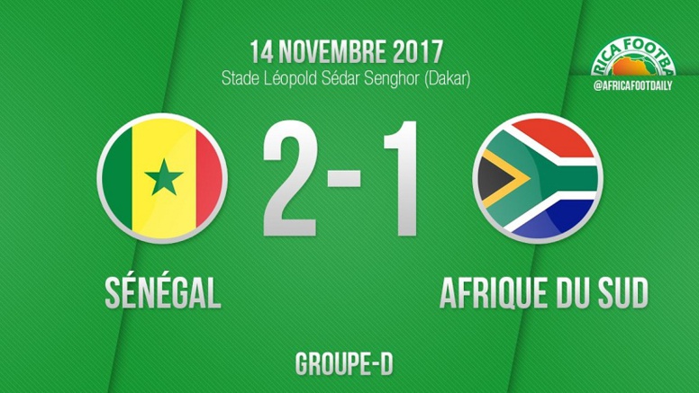 Sénégal 2 - 1 Afrique du Sud: Kara donne la victoire aux "Lions" et sauve la fête Sénégal 2 - 1 Afrique du Sud: Kara donne la victoire aux "Lions" et sauve la fête