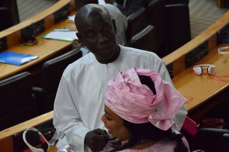 Abdoulaye Wilane à sa sortie de l'Assemblée nationale : 