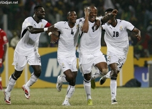 Des cadres de l'équipe du Ghana qui n'ont pas participé à la can 2010