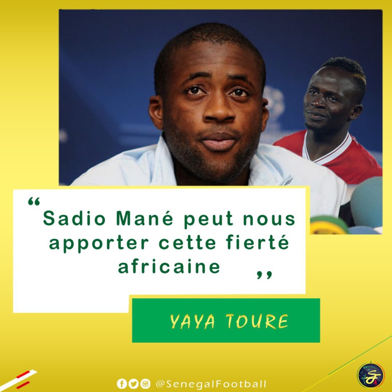 Pourquoi Yaya Touré "aime beaucoup" Sadio Mané ?