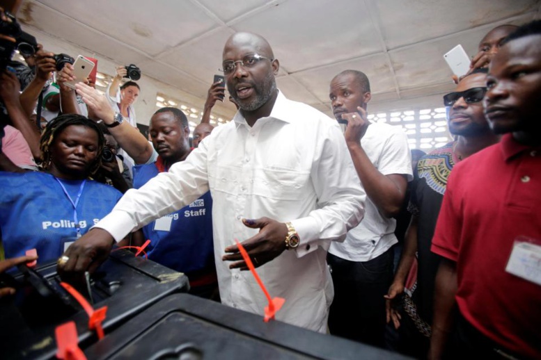 Libéria: Georges Weah enfin président ? Libéria: Georges Weah enfin président ?