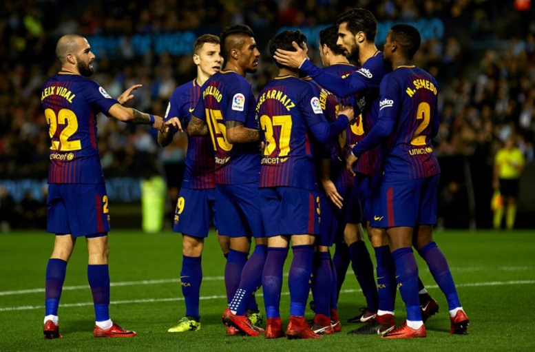 1/8e de finale aller Coupe du Roi : Le Barça a fait match nul (1-1) à Celta Vigo...avec Ousmane Dembelé 1/8e de finale aller Coupe du Roi : Le Barça a fait match nul (1-1) à Celta Vigo...avec Ousmane Dembelé