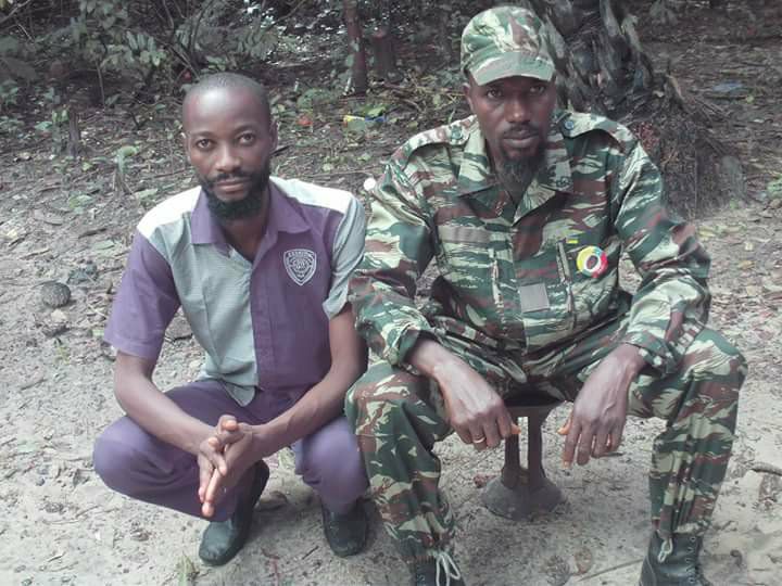 Le chargé de mission du Mfdc Omar Ampoi Bodian en compagnie du chef de la branche Attika Cesar Atoute Badiate