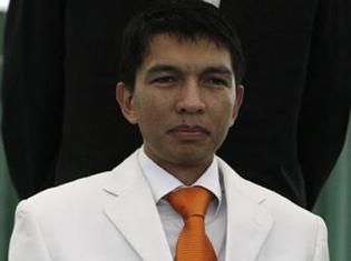 Andry Rajoelina, le président de la Haute autorité de transition malgache. Reuters/Siphiwe Sibeko