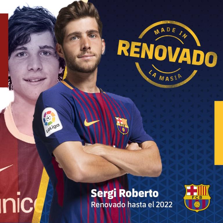 OFFICIEL : Sergi Roberto prolonge son contrat jusqu'en 2022