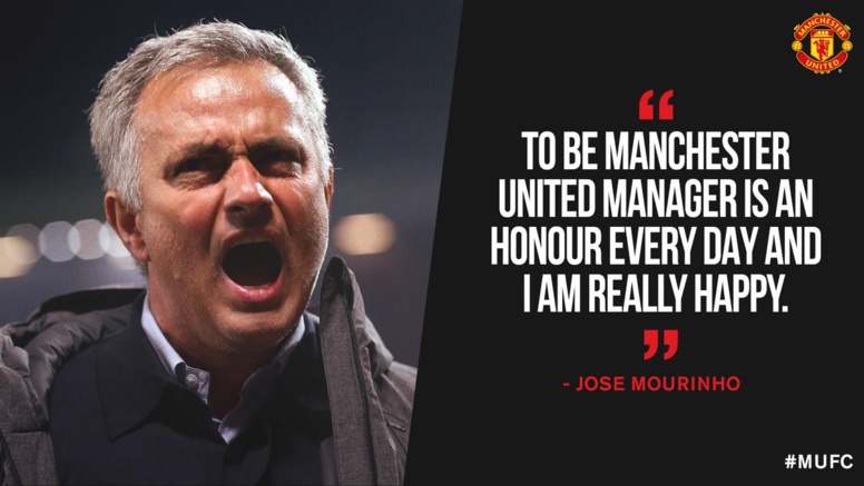 Ça y est ! José Mourinho a prolongé avec Manchester United jusqu'en 2020