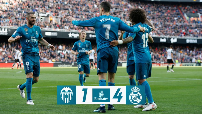 21e journée Liga : Le Real Madrid gagne à Valence et fait les affaires du FC Barcelone 21e journée Liga : Le Real Madrid gagne à Valence et fait les affaires du FC Barcelone