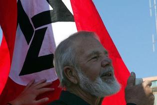 Le leader d'extrême-droite sud-africain Eugene Terreblanche, en 2004. (Photo: AFP)