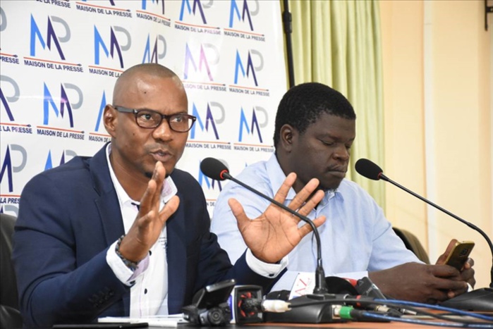 Me Augustin Senghor, reçu ce mardi à la Maison de la Presse, par les journalistes sportifs