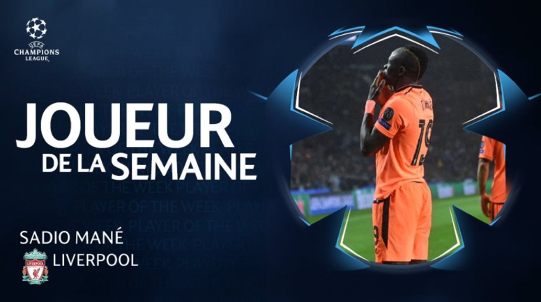 Officiel !!! Sadio Mané élu joueur de la semaine par l'Uefa Officiel !!! Sadio Mané élu joueur de la semaine par l'Uefa