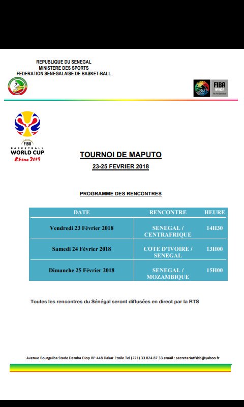 Tournoi qualificatif de Maputo poyur le Mondial : Les "Lions" démarrent vendredi contre la Centrafrique