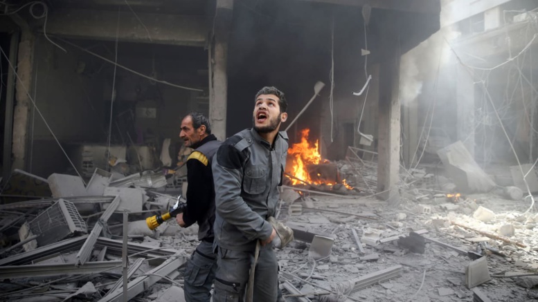 Ghouta Oriental : De nouveaux bombardements après le cessez-le-feu humanitaire de l'ONU Ghouta Oriental : De nouveaux bombardements après le cessez-le-feu humanitaire de l'ONU