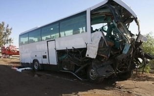 Kaolack : un accident routier fait 1 mort et 20 blessés