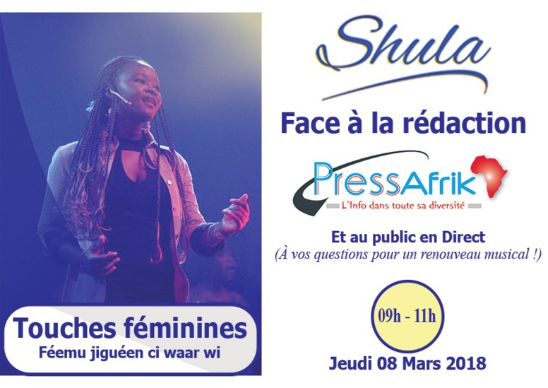 Dans quelques instants Shula sera à DIRECT "Face à la Rédaction" de PressAfrik Dans quelques instants Shula sera à DIRECT "Face à la Rédaction" de PressAfrik