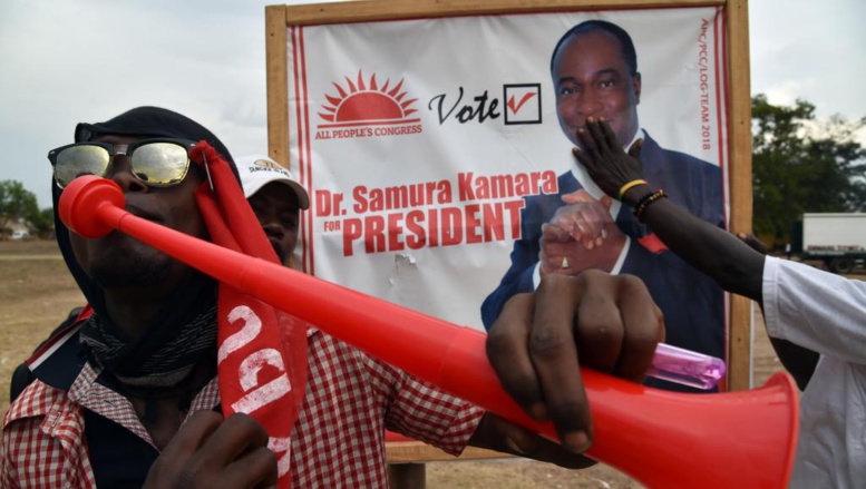 Présidentielle en Sierra Leone: Julius Maada Bio et Samura Kamara au second tour Présidentielle en Sierra Leone: Julius Maada Bio et Samura Kamara au second tour